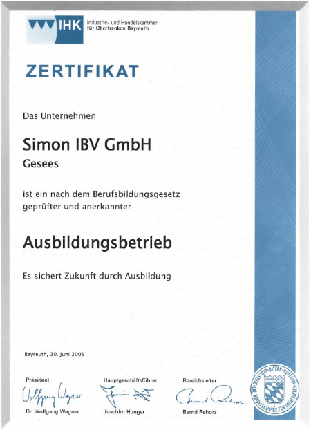 Unternehmen Daten Und Fakten Simon Ibv Gmbh